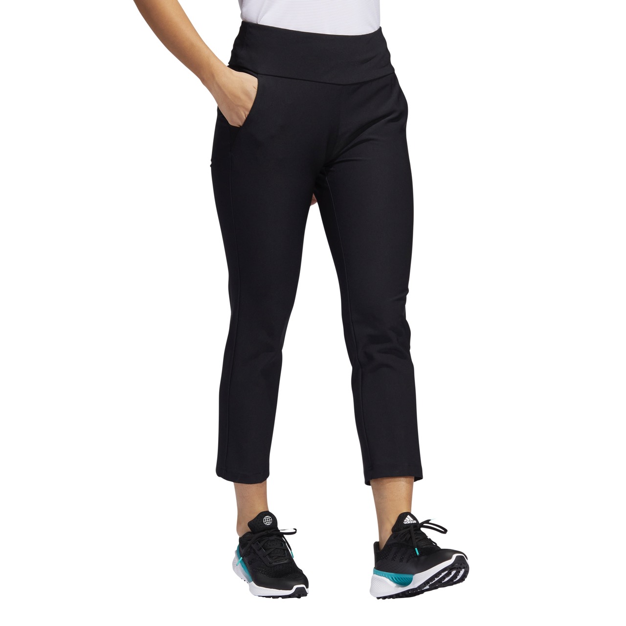 Pull-On Ankle Pants - White Sticks main image 1
