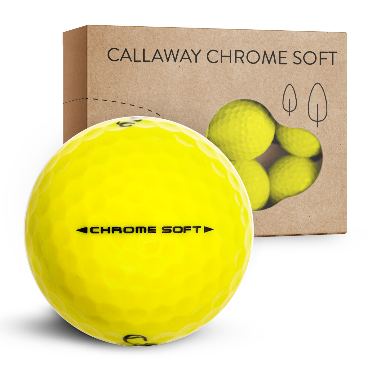 Callaway Chrome Soft Geel
