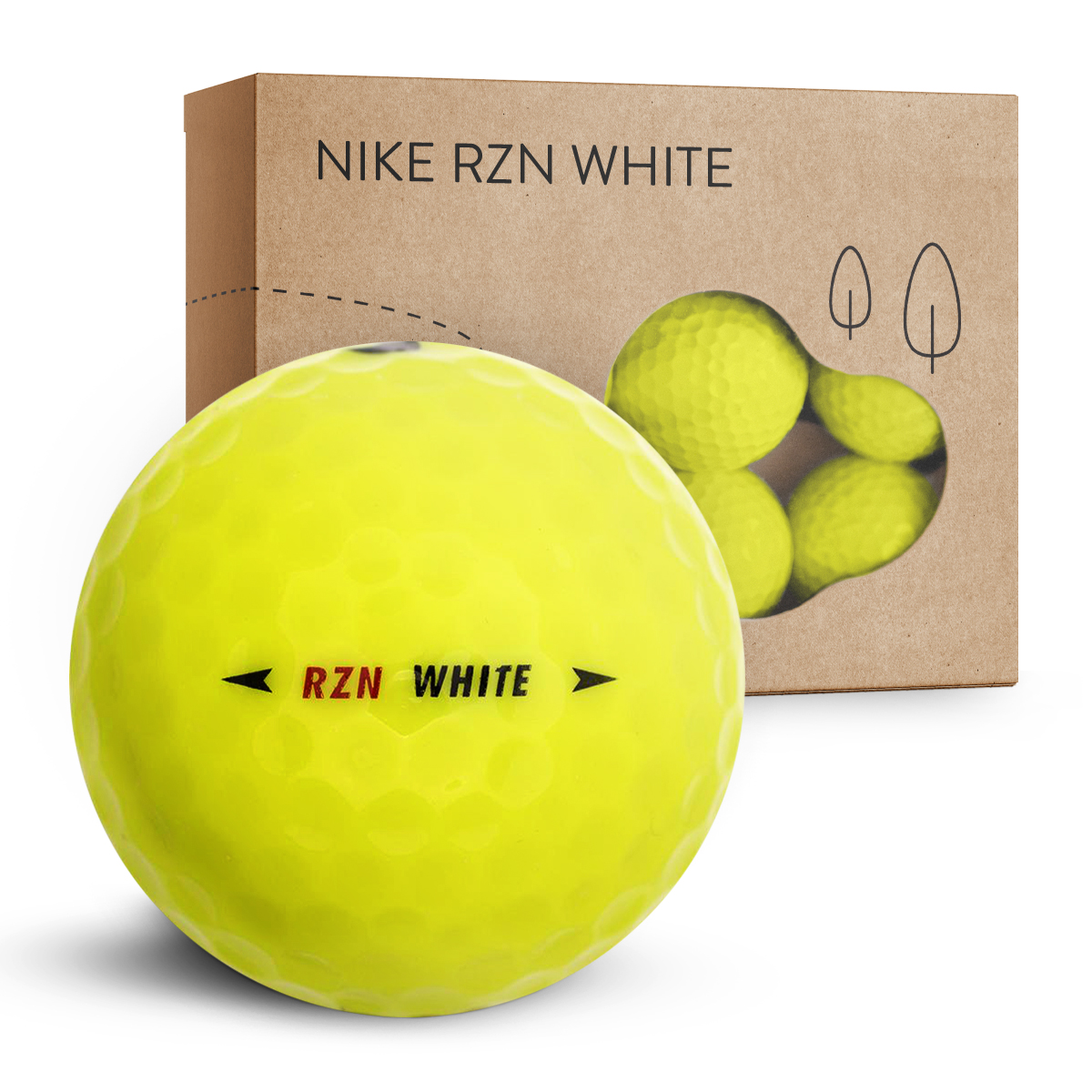 Nike RZN White Geel
