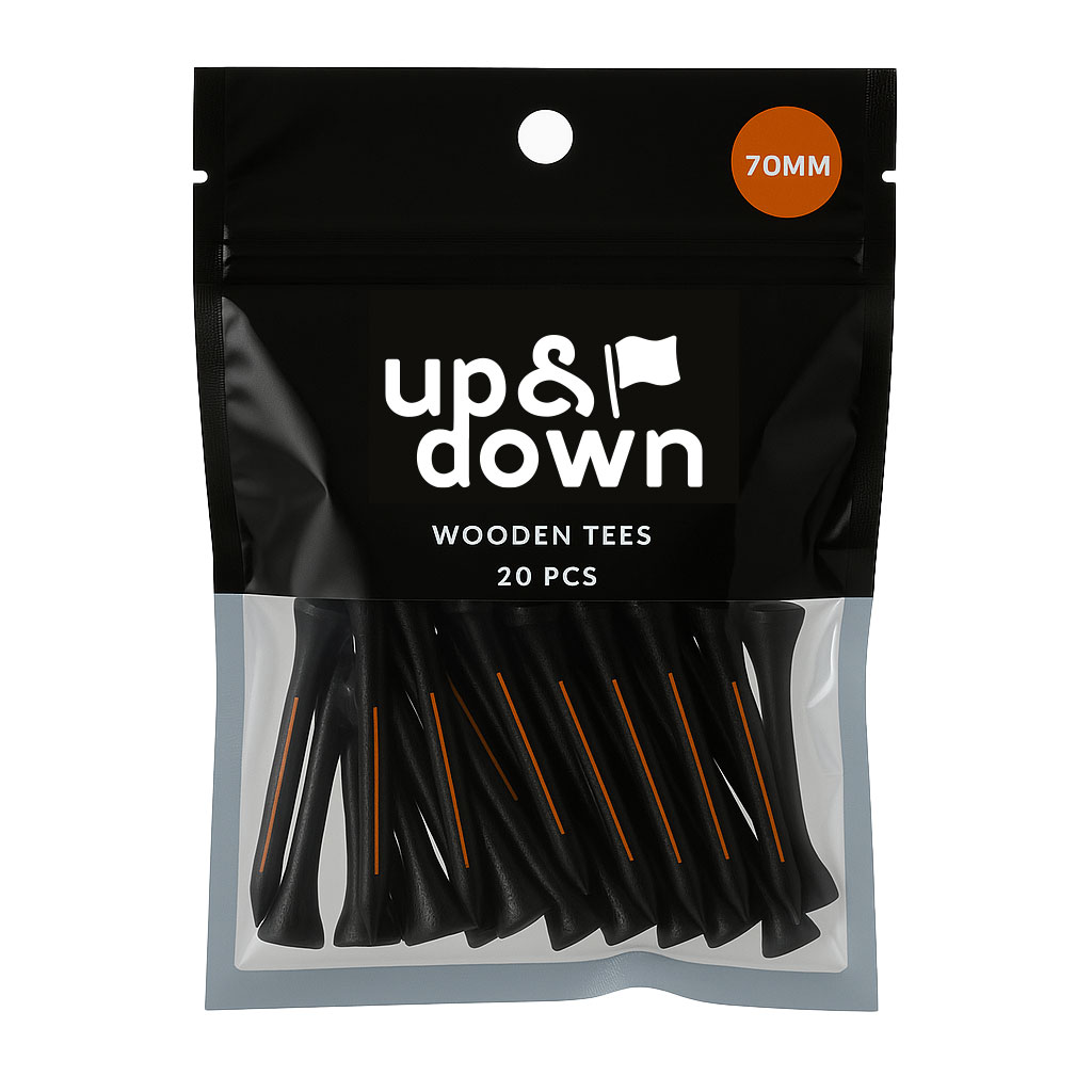 Up & Down Wood Golf Tees 20 pcs 70 mm 0